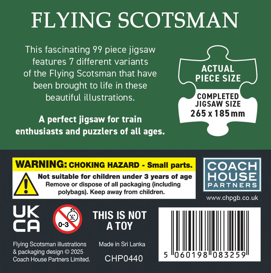 Flying Scotsman 99 Piece Jigsaw ( MINIMUM ORDER QUANITY x 4 UNITS )