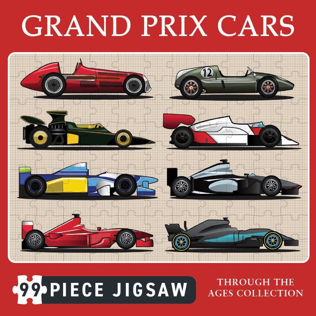Grand Prix Cars 99 Piece Jigsaw (MINIMUM ORDER QUANITY x 4 UNITS)