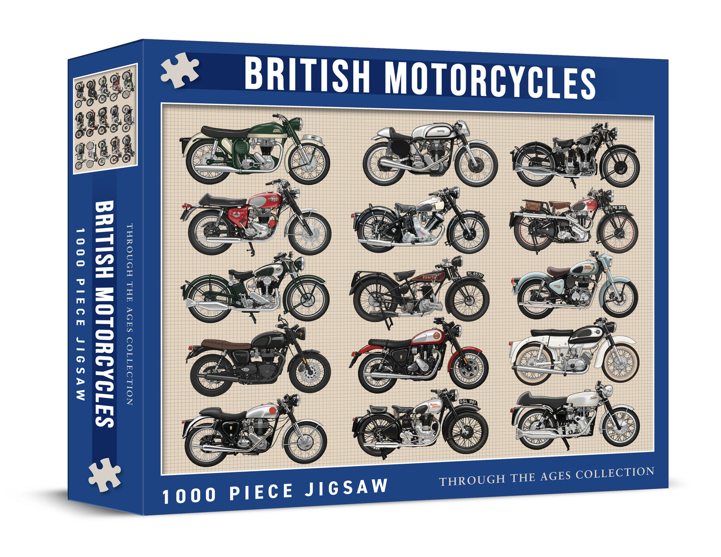 British Motorcycles 1000 Piece Jigsaw (MINIMUM ORDER QUANTITY x 4 UNITS)
