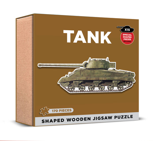 Tank Wooden Shaped Jigsaw (MINIMUM ORDER QUANTITY x 5 UNITS)