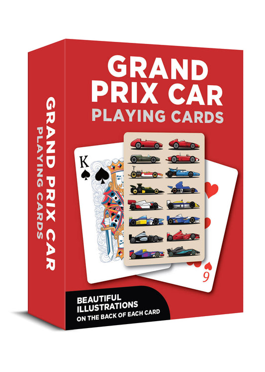 Grand Prix Car Playing Cards (MINIMUM ORDER QUANTITY x 6 UNITS)