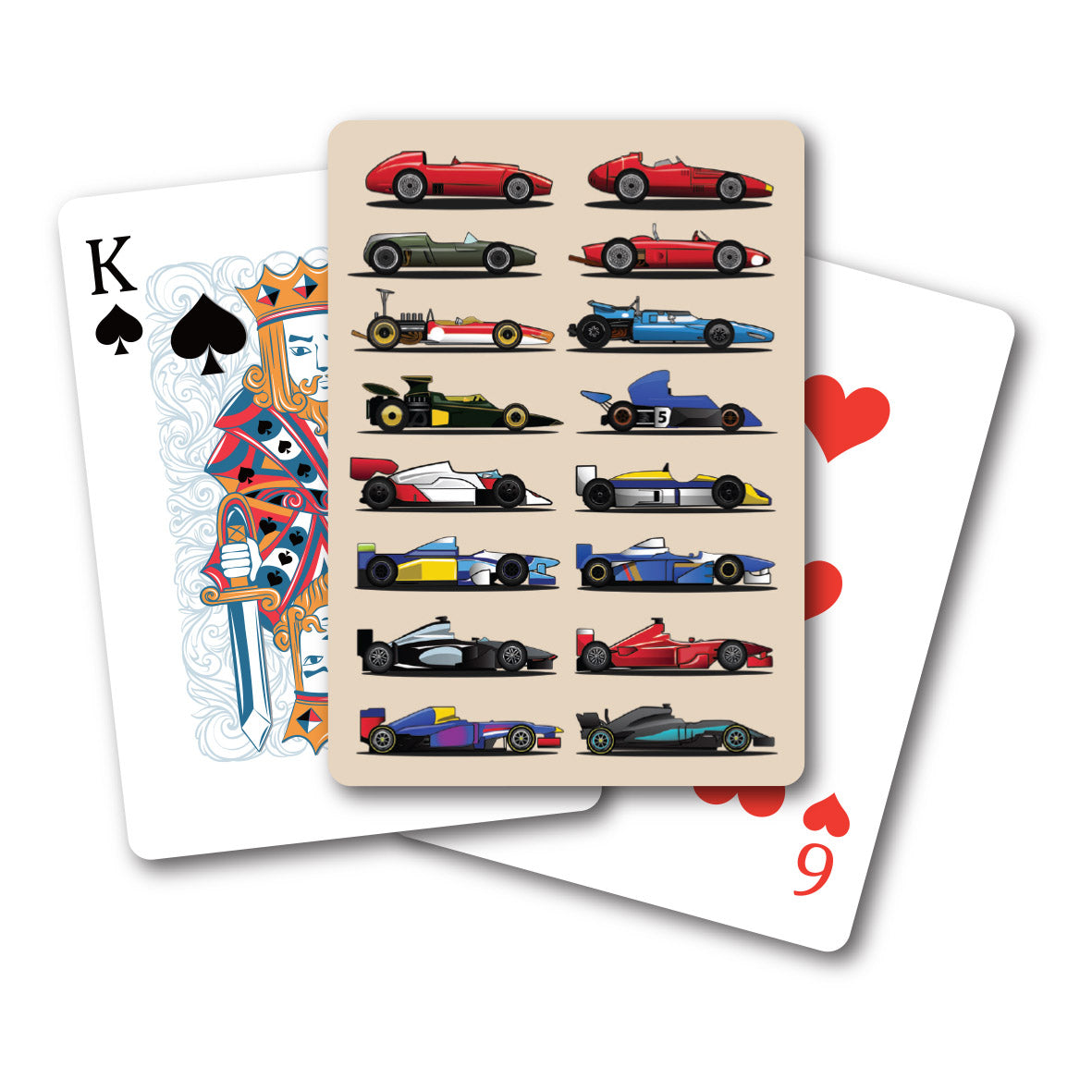 Grand Prix Car Playing Cards (MINIMUM ORDER QUANTITY x 6 UNITS)
