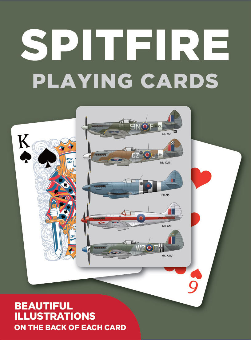 Spitfire Playing Cards (MINIMUM ORDER QUANTITY x 6 UNITS)