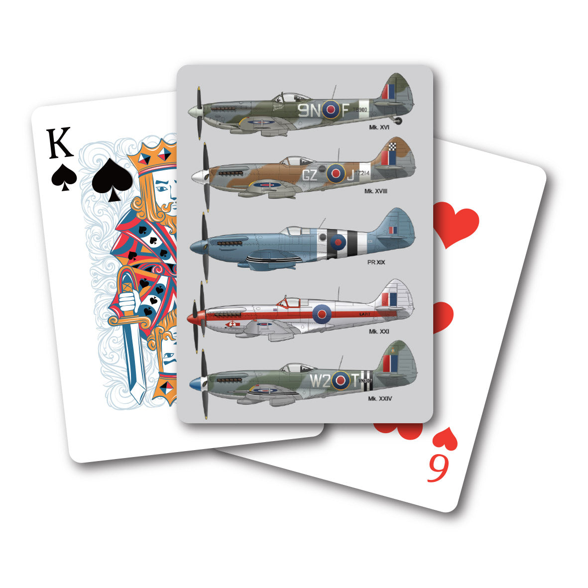 Spitfire Playing Cards (MINIMUM ORDER QUANTITY x 6 UNITS)