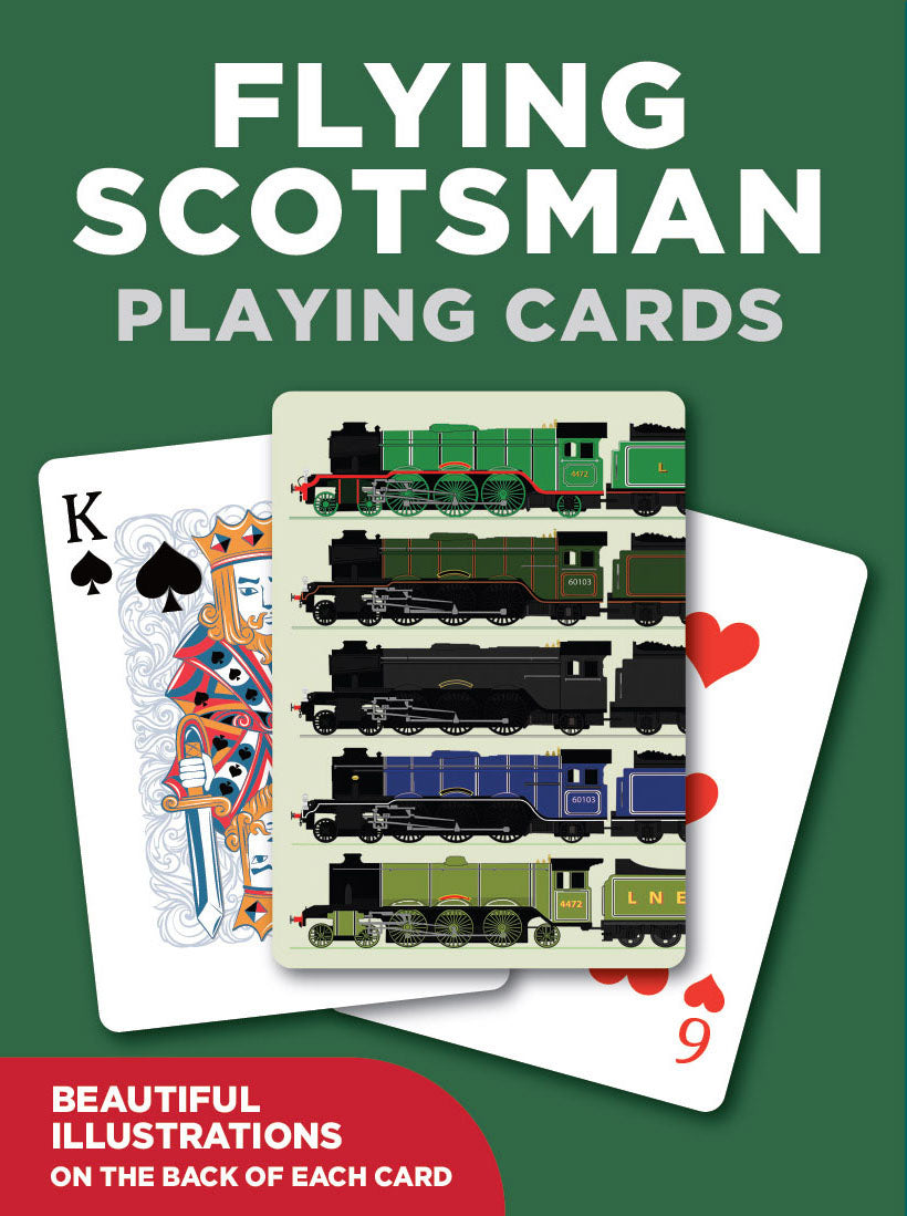 Flying Scotsman Playing Cards (MINIMUM ORDER QUANTITY x 6 UNITS)