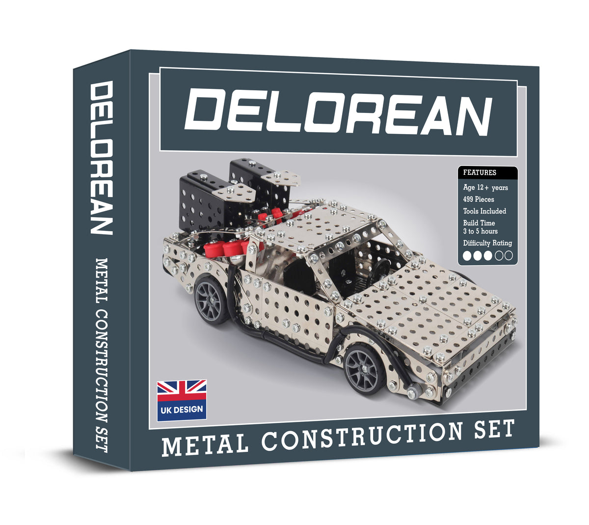 DeLorean Metal Construction Set (MINIMUM ORDER QUANTITY x 4 UNITS)
