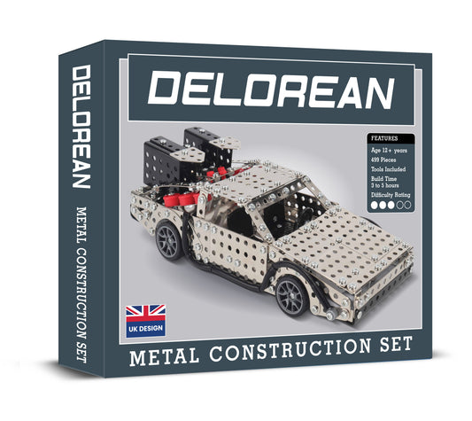 DeLorean Metal Construction Set (MINIMUM ORDER QUANTITY x 4 UNITS)