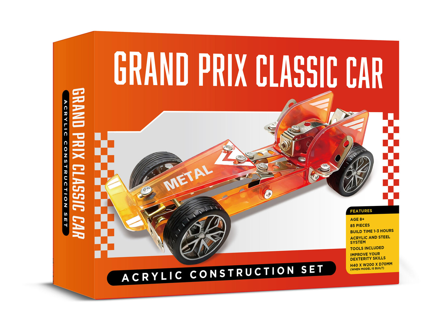 Grand Prix Car Acrylic/Metal Construction Set (MINIMUM ORDER QUANTITY x 4 UNITS)