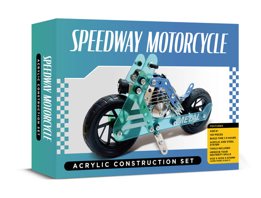Speedway Motorcycle Acrylic/Metal Construction Set (MINIMUM ORDER QUANTITY x 4 UNITS)