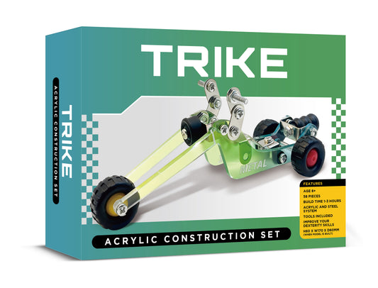 Trike Acrylic/Metal Construction Set (MINIMUM ORDER QUANTITY x 4 UNITS)