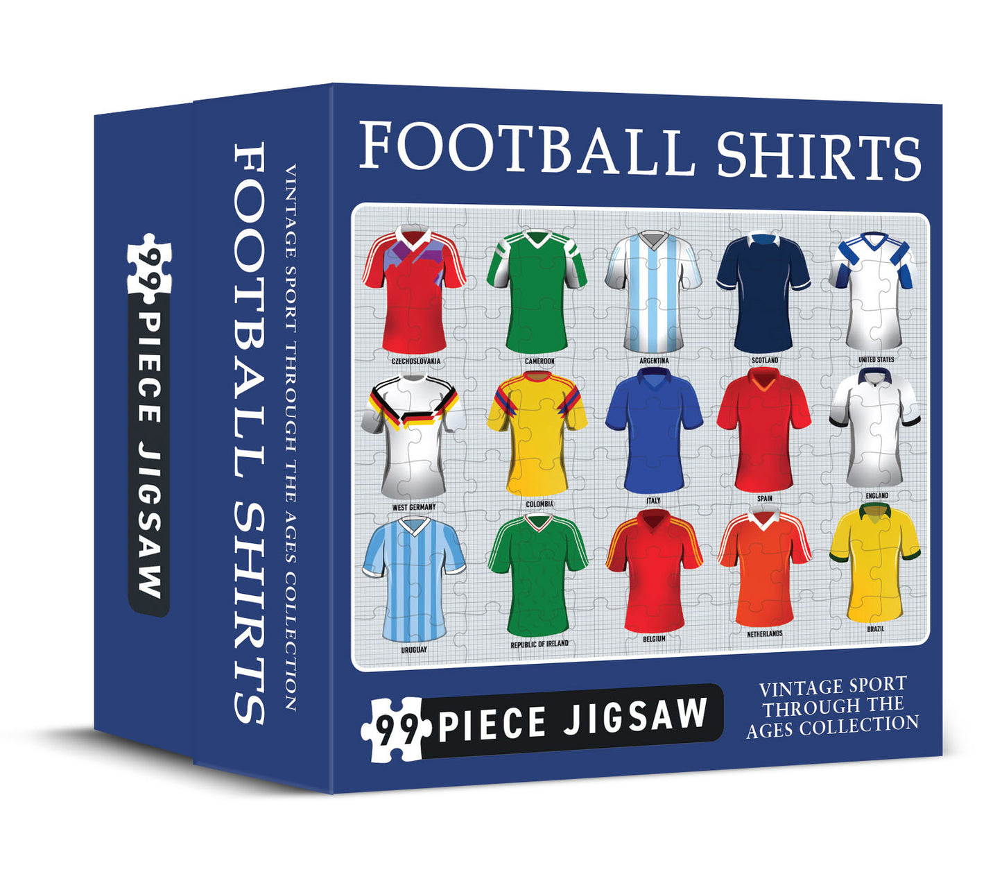 Football Shirts 99 Piece Jigsaw (MINIMUM ORDER QUANTITY x 6 UNITS)