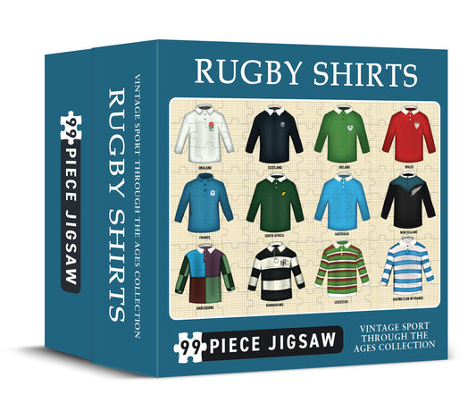 Rugby Shirts 99 Piece Jigsaw (MINIMUM ORDER QUANTITY x 6 UNITS)