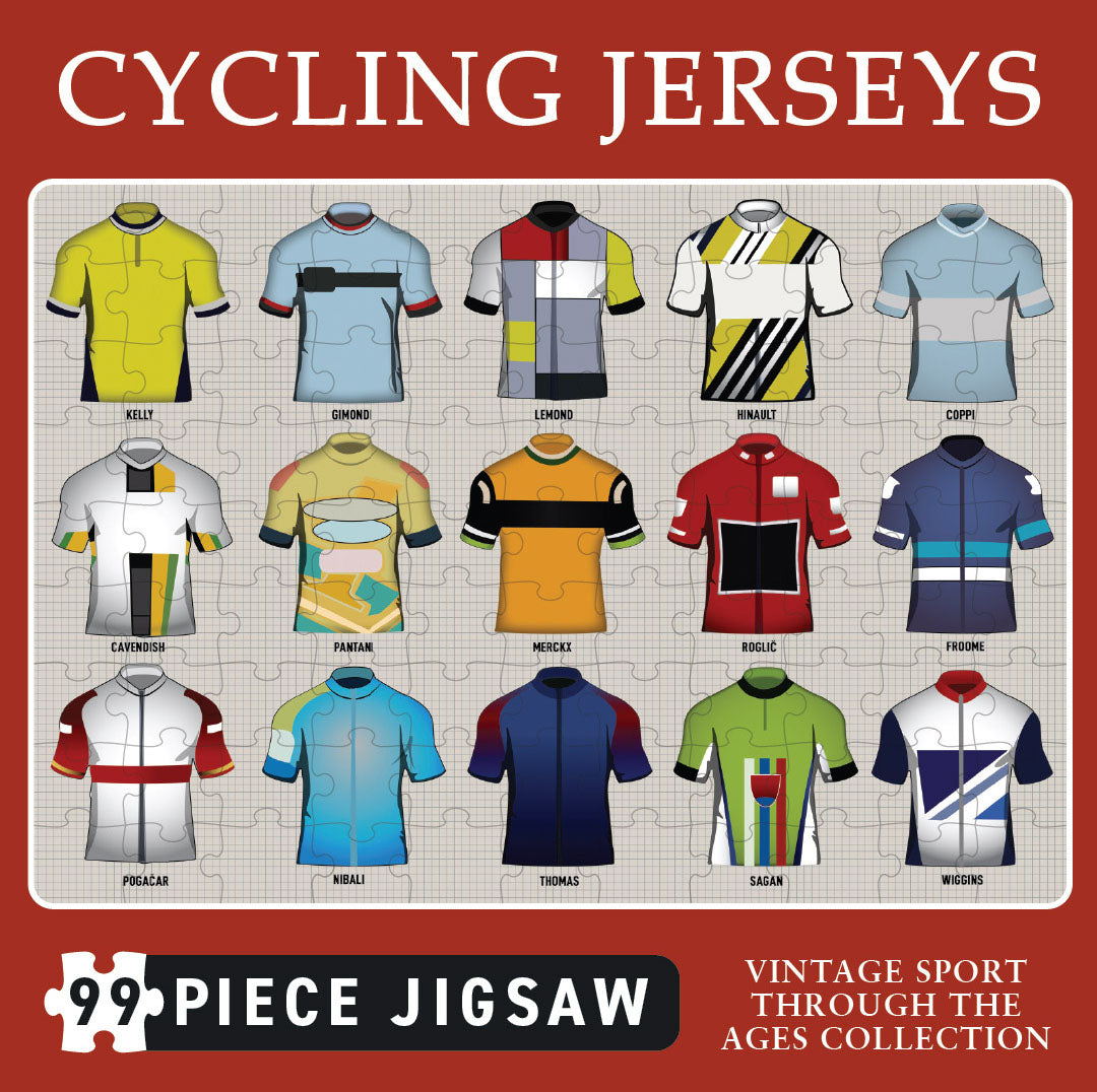 Cycling Jerseys 99 Piece Jigsaw (MINIMUM ORDER QUANTITY x 6 UNITS)