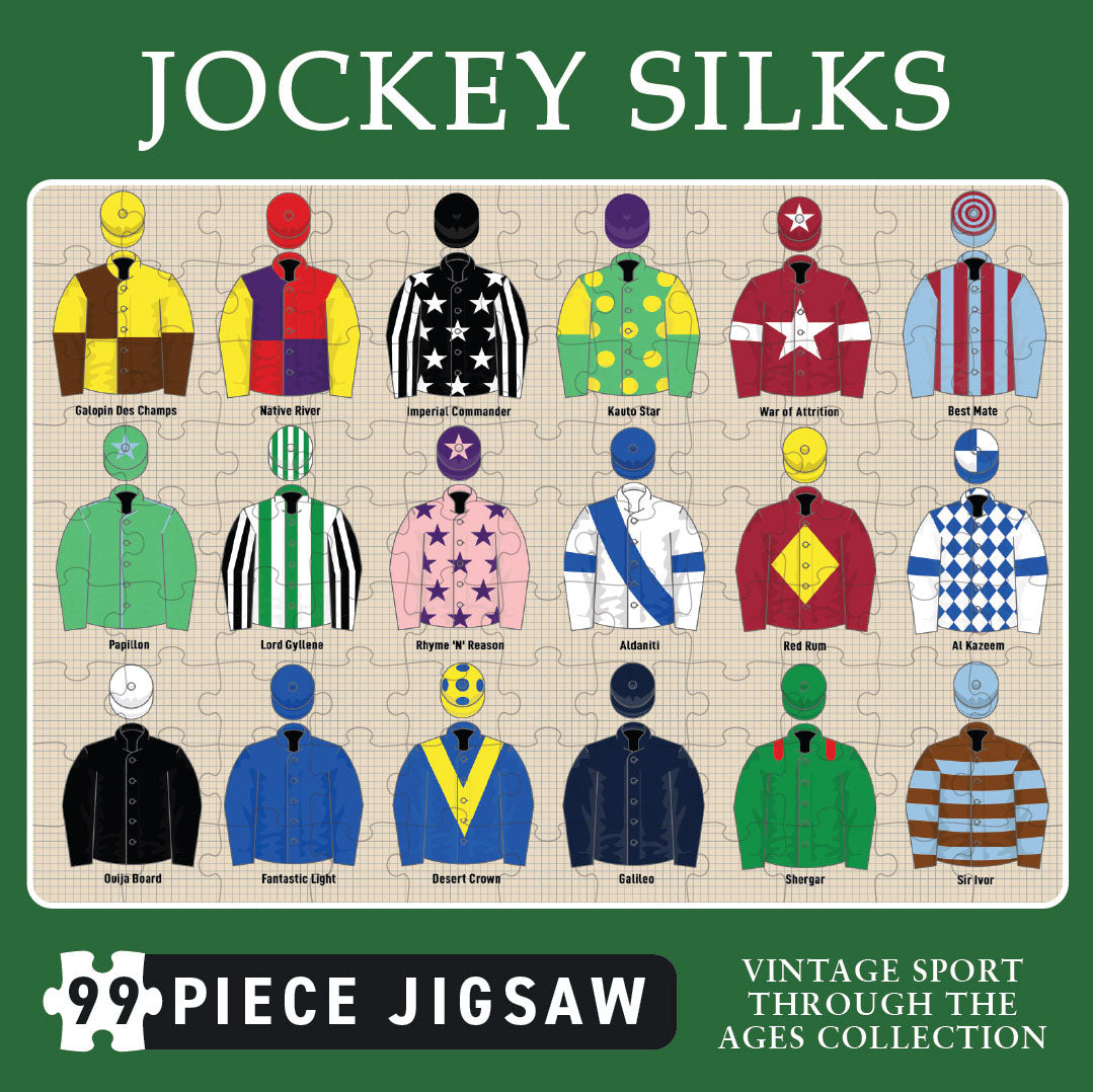 Jockey Silks 99 Piece Jigsaw (MINIMUM ORDER QUANTITY x 6 UNITS)