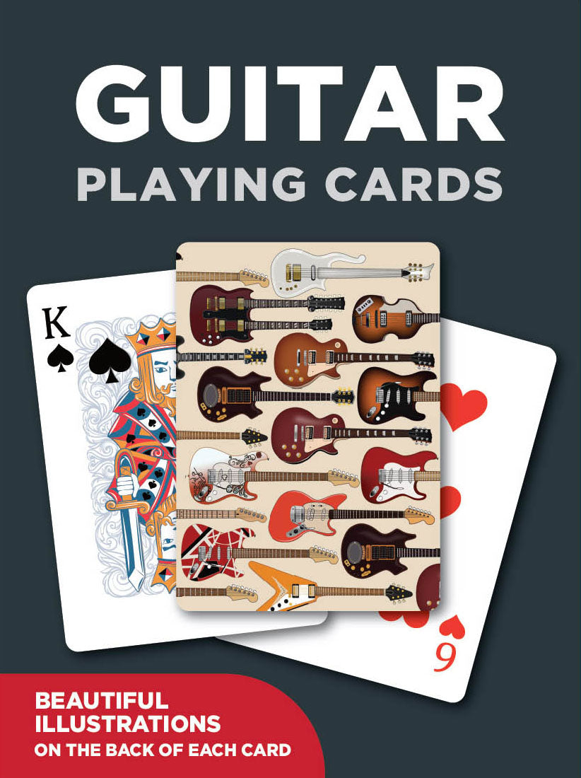 Guitars Playing Cards (MINIMUM ORDER QUANTITY x 6 UNITS)