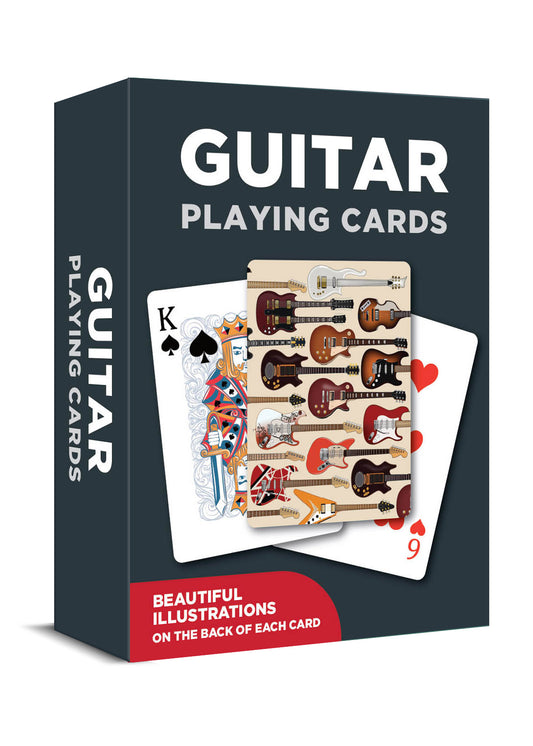 Guitars Playing Cards (MINIMUM ORDER QUANTITY x 6 UNITS)
