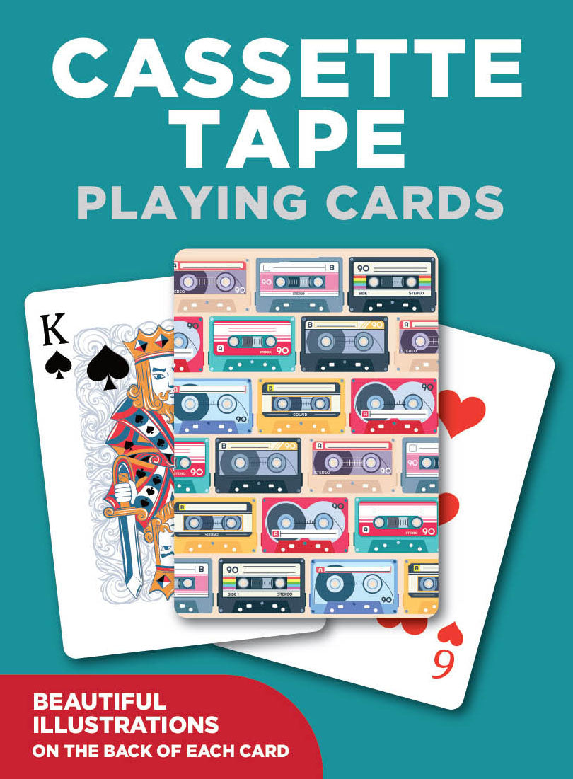 Cassette Tapes Playing Cards (MINIMUM ORDER QUANTITY x 6 UNITS)