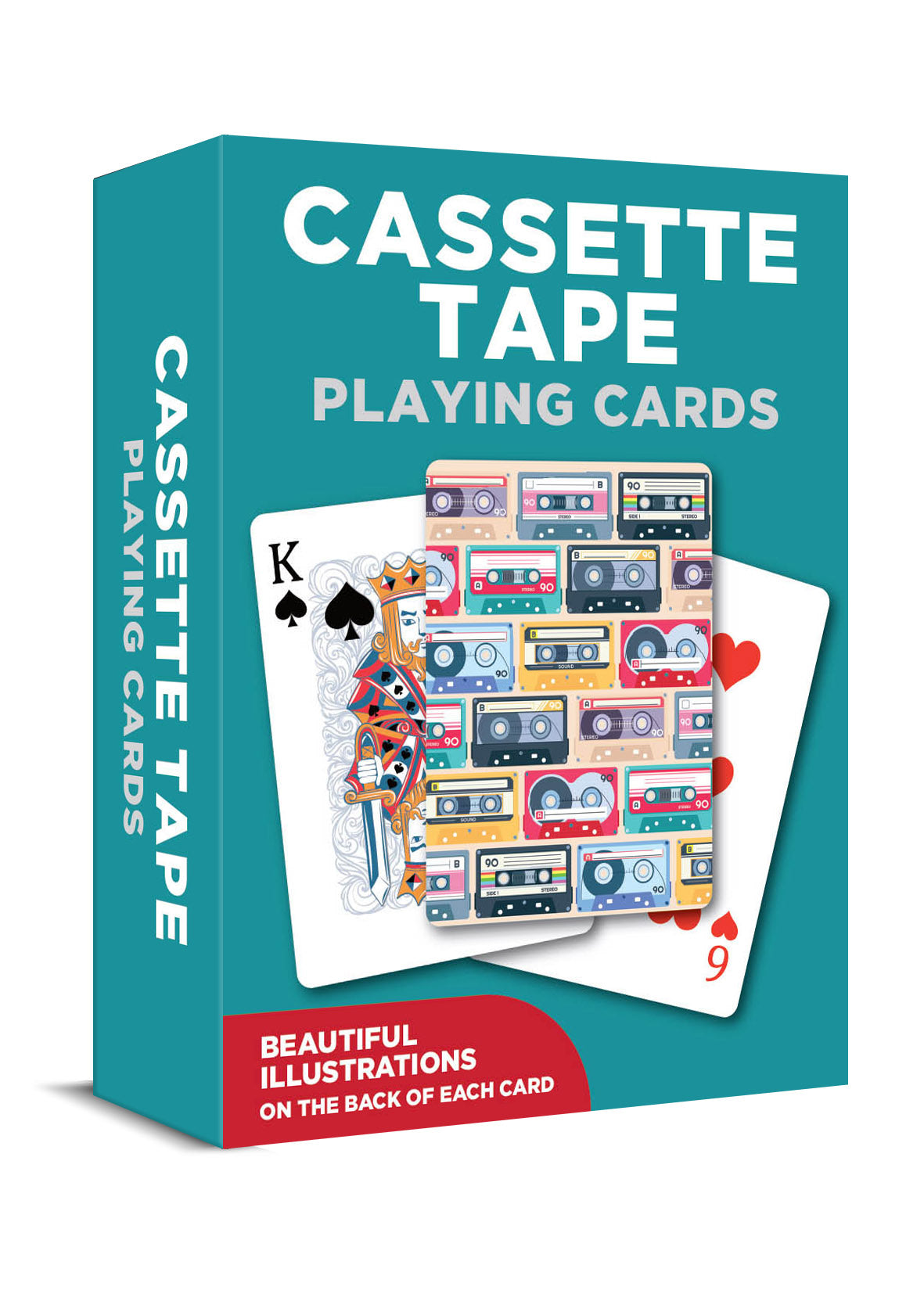 Cassette Tapes Playing Cards (MINIMUM ORDER QUANTITY x 6 UNITS)