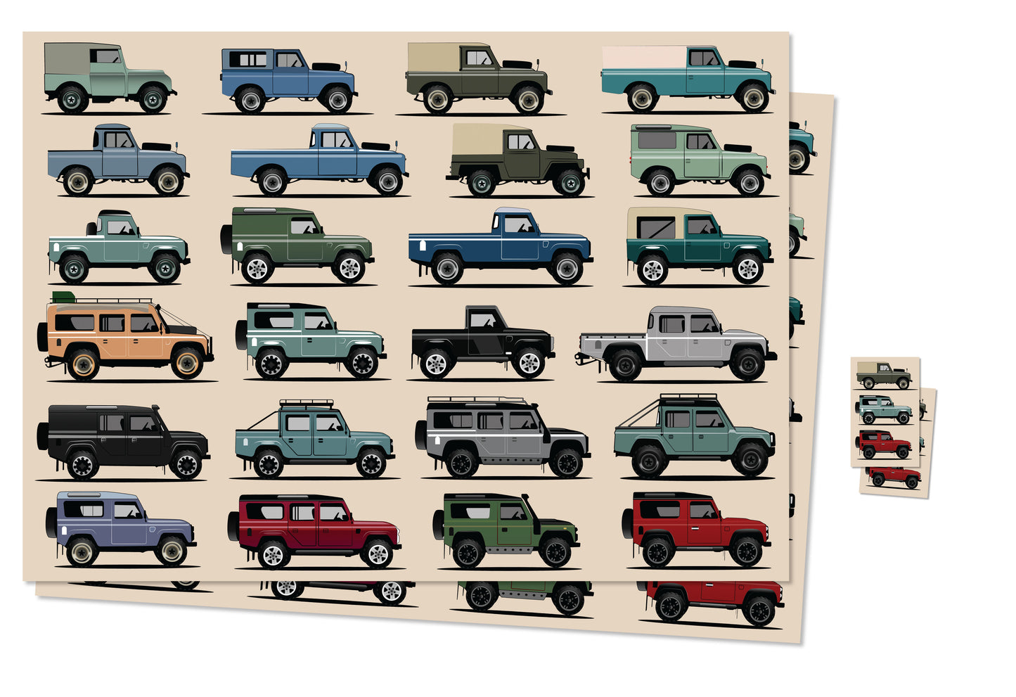 Landy Gift Wrap + Gift Tag x2 (MINIMUM ORDER QUANTITY x 6 UNITS)