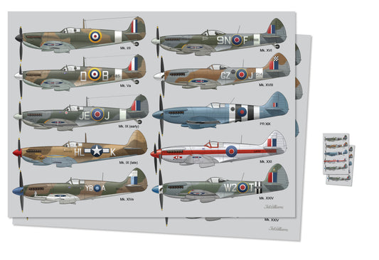Spitfire Gift Wrap + Gift Tag x2 (MINIMUM ORDER QUANTITY x 6 UNITS)