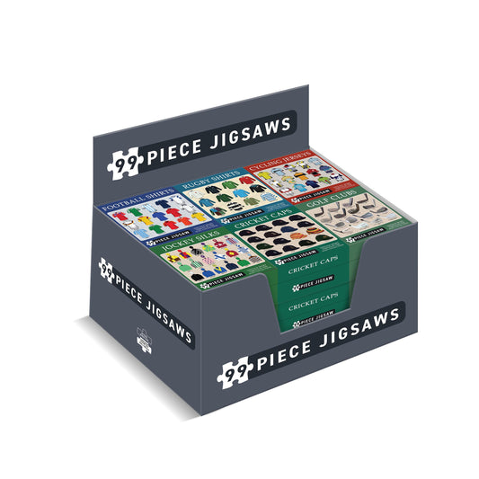 99 Piece Sports Jigsaw Display Box Set (18 units)