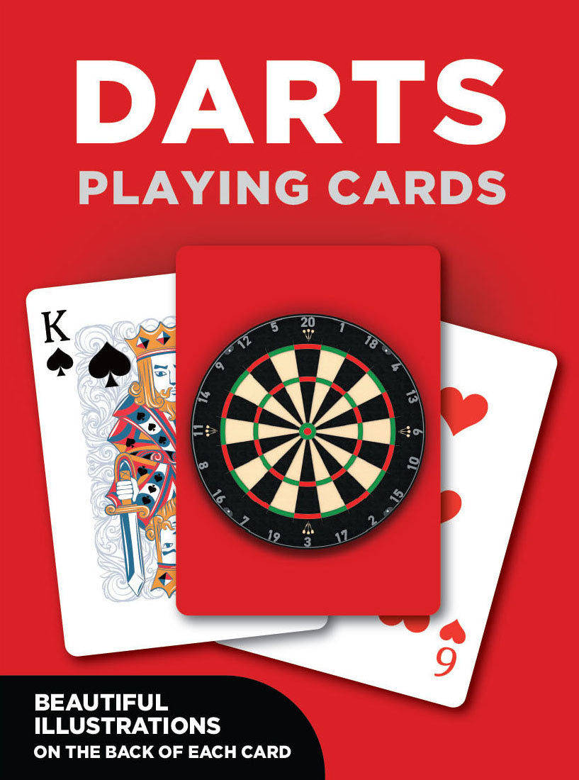 Dartboard Playing Cards (MINIMUM ORDER QUANTITY x 6 UNITS)