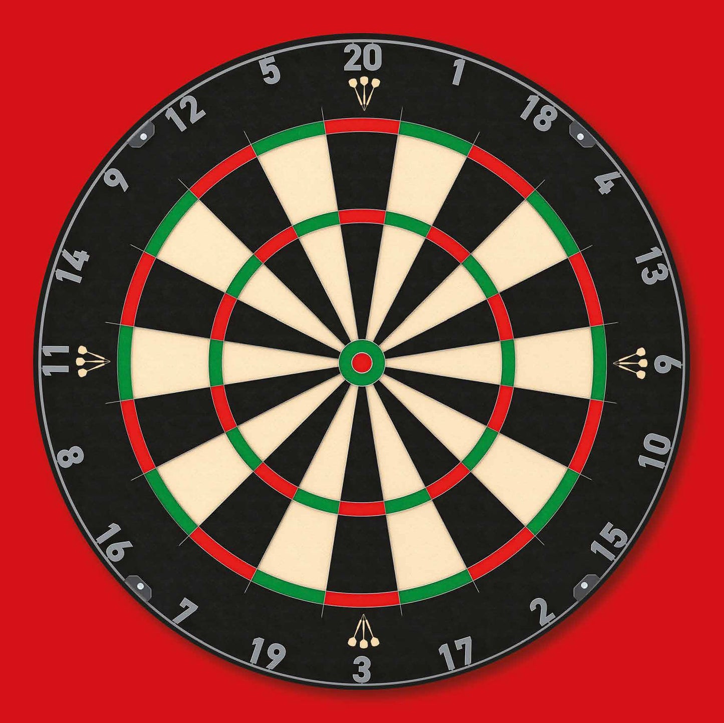 Dartboard Greetings Card (MINIMUM ORDER QUANTITY x 6 UNITS)