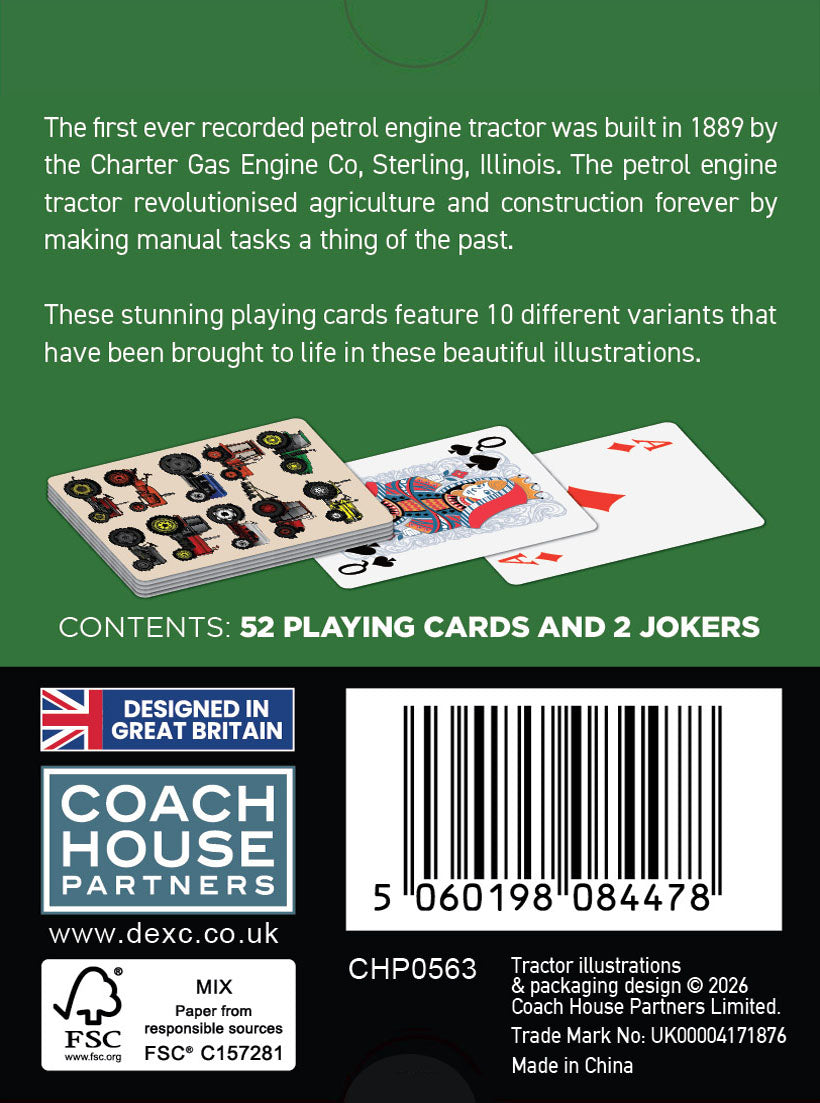 Tractor Playing Cards (MINIMUM ORDER QUANTITY x 6 UNITS