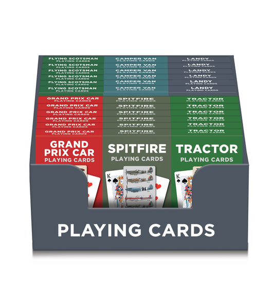 Transport Playing Cards Display Box (x36 units)