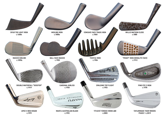 Vintage Golf Clubs A3 Print (MINIMUM ORDER QUANTITY x 4 UNITS)