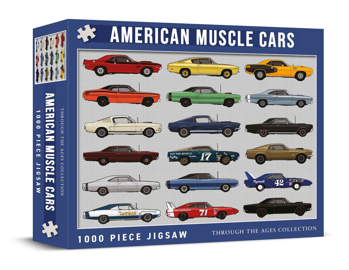 American Muscle Cars 1000 Piece Jigsaw