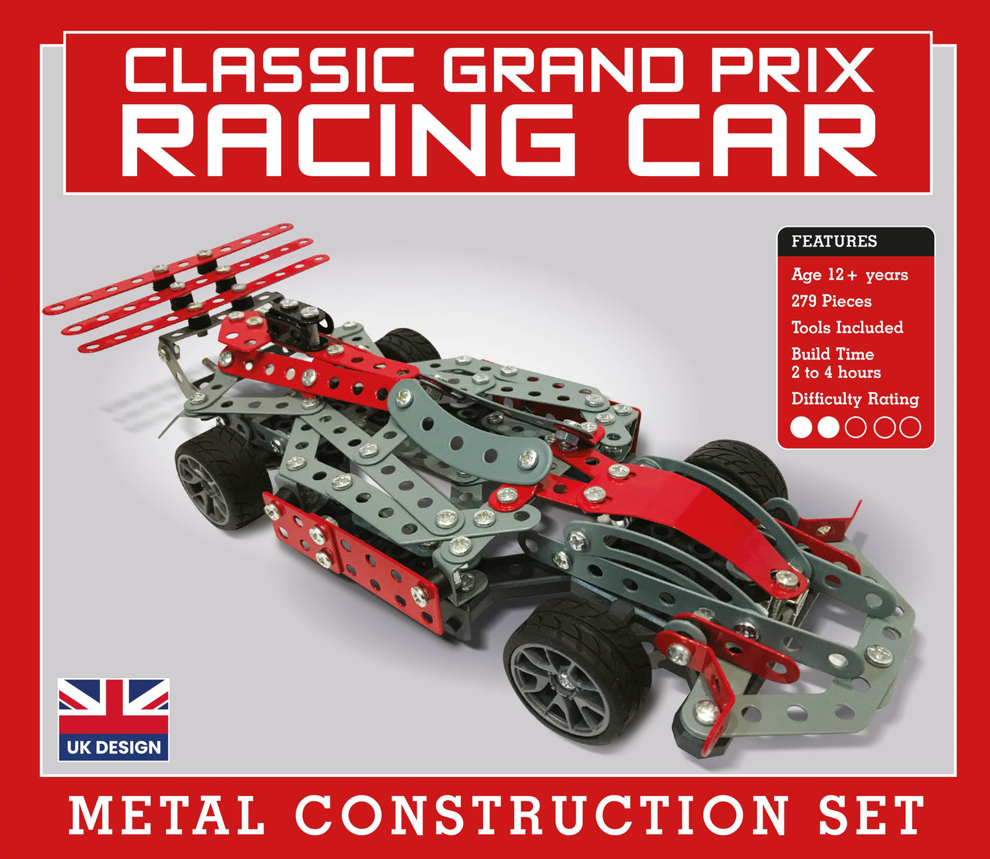 Grand Prix Racing Car Metal Construction Set