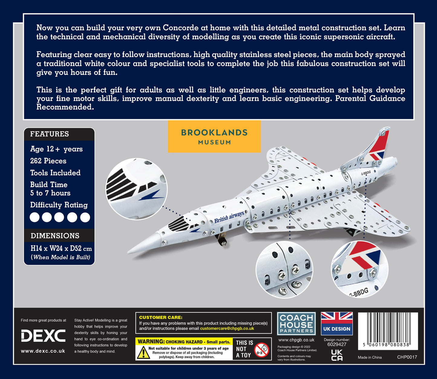 Concorde Metal Construction Set (MINIMUM ORDER QUANITY x 4 UNITS )