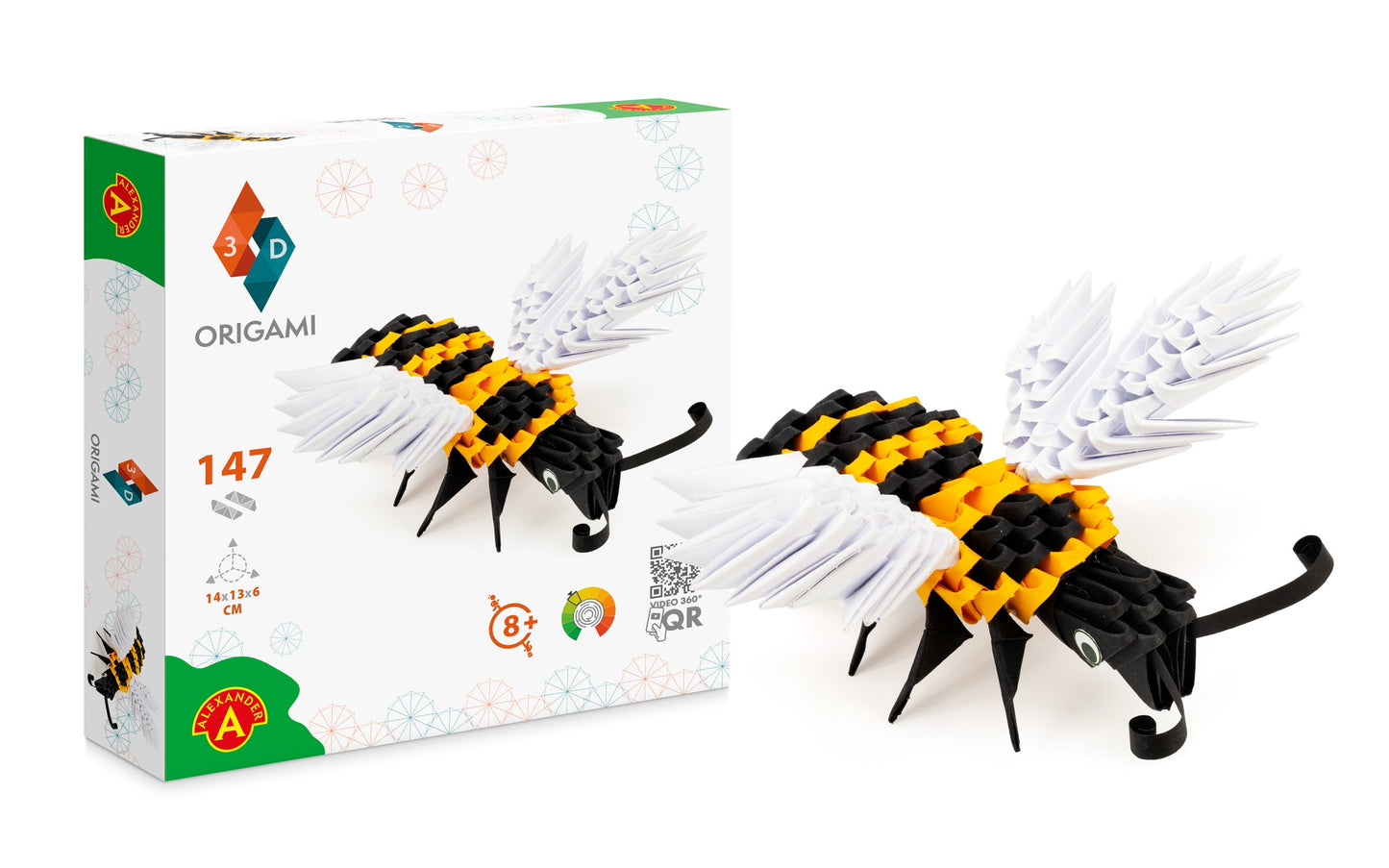 Make Your Own 3D Origami Bee Kit