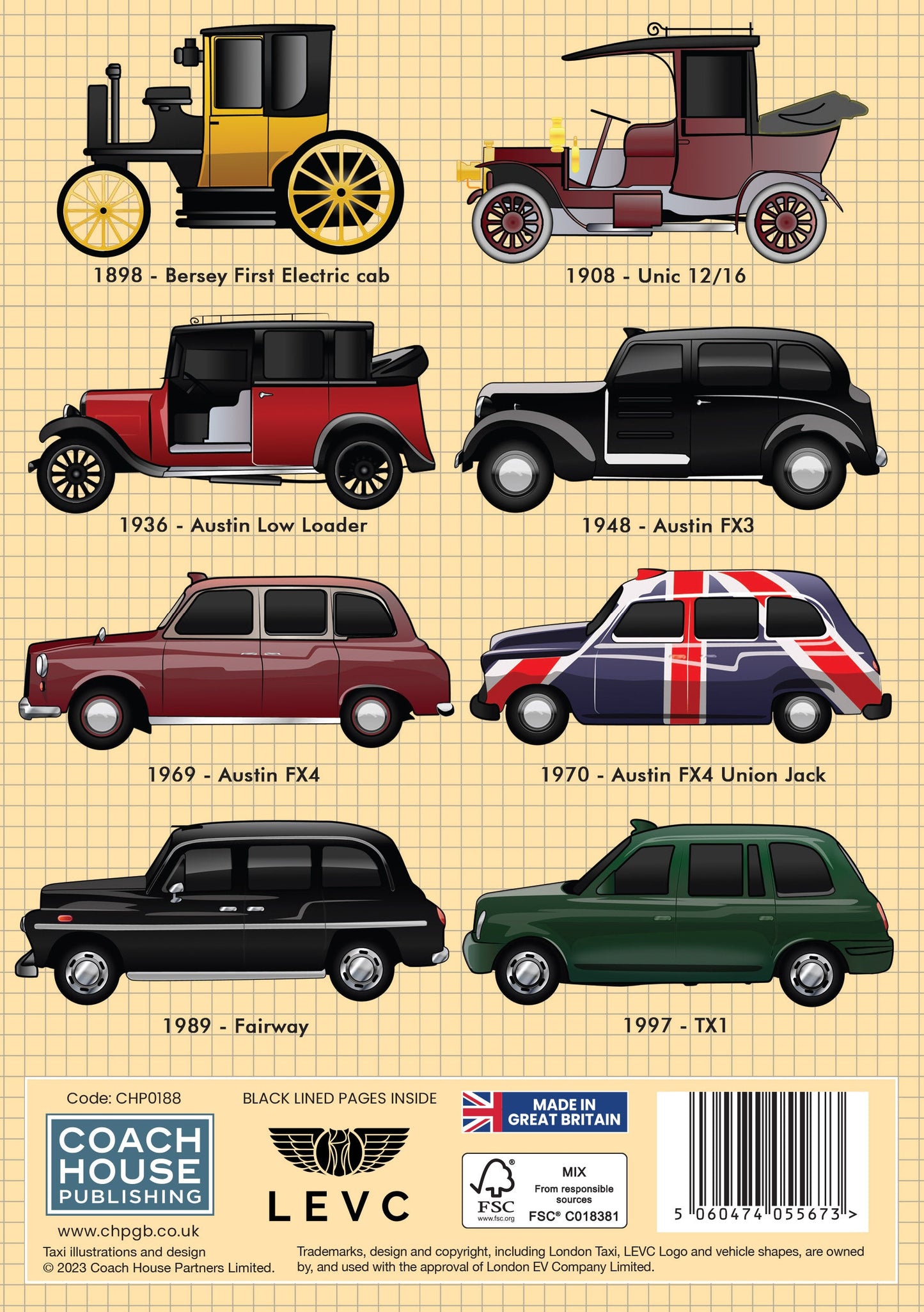 London Taxis A5 Softback Notebook