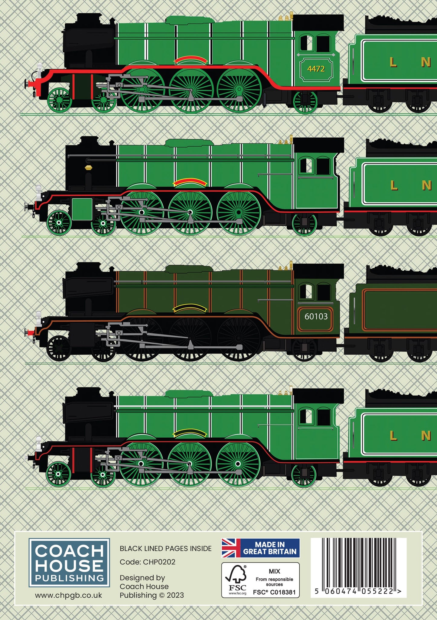 Flying Scotsman A5 Softback Notebook