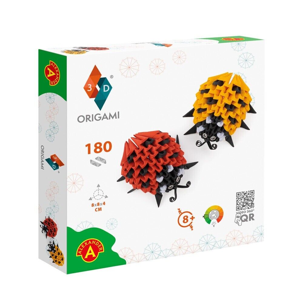 Make Your Own 3D Origami Ladybirds Kit