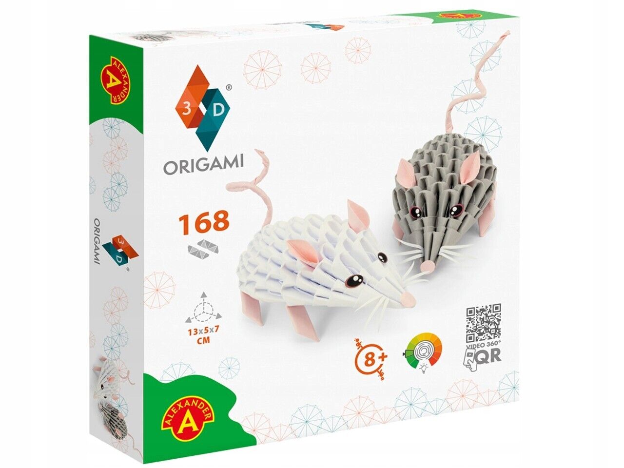 Make Your Own 3D Origami Mice Kit